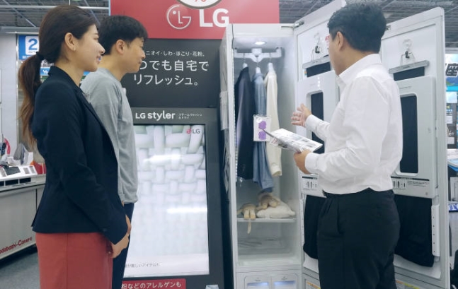 LG전자, '스타일러' 일 가전시장 성장세-판매량 전년 대비 50% 늘어