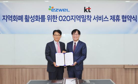 KT-이지웰, 지역화폐 플랫폼을 통한 지역경제 활성화 서비스 확대
